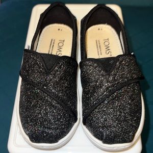 TOMS Black Glitter Sneaker